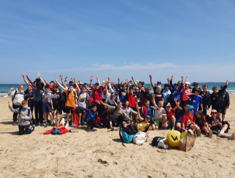 LES 6èmes et 5èmes à l'assaut de ST MALO